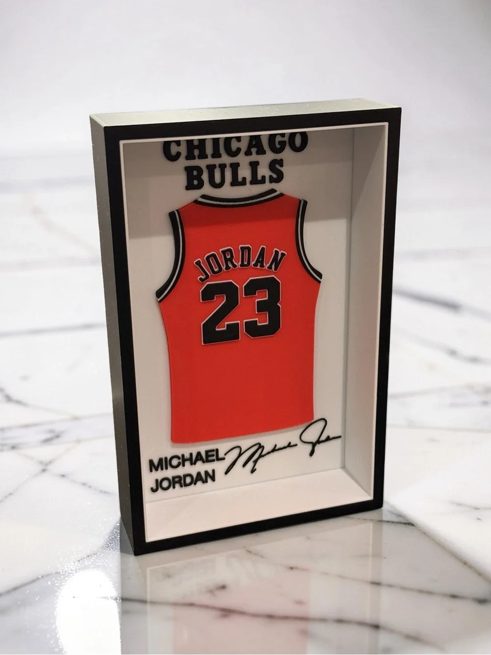 Michael Jordan Jersey Display | Chicago Bulls Decor |Fan Gift | MJ Wall Art - Picture 2 of 2